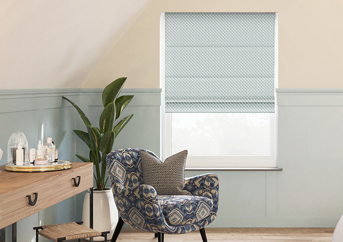 Jaipur, Chambray - Roman Blind - Image 3